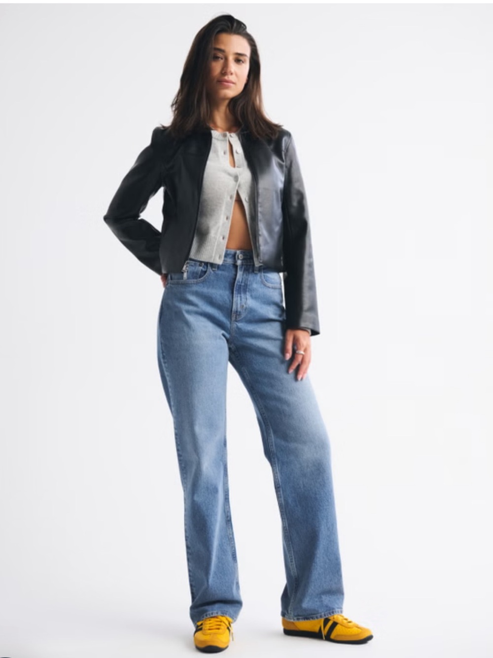 Abercrombie & Fitch Curve Love High Rise The 90’s Relaxed Jeans - 34/18S